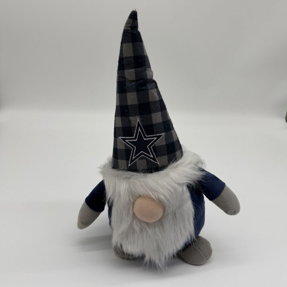 FOCO Dallas Cowboys Plush 13 Inch Gnome Collectible Fantasy Theme